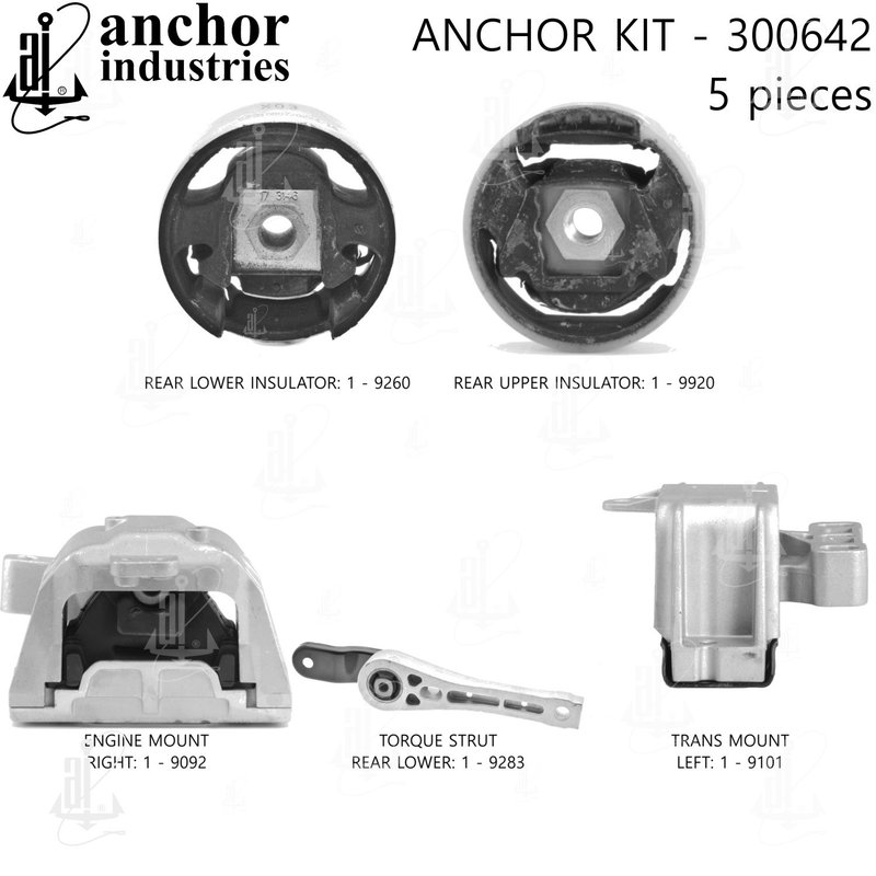Anchor 300642 Engine Mount Kit