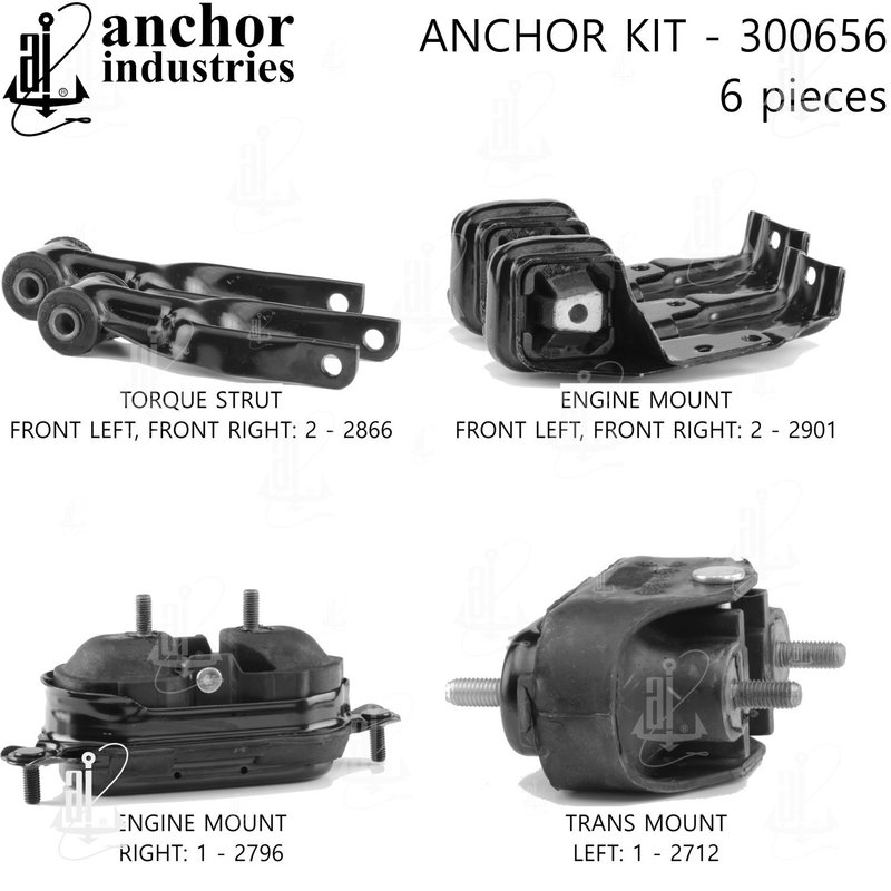 Anchor 300656 Engine Mount Kit