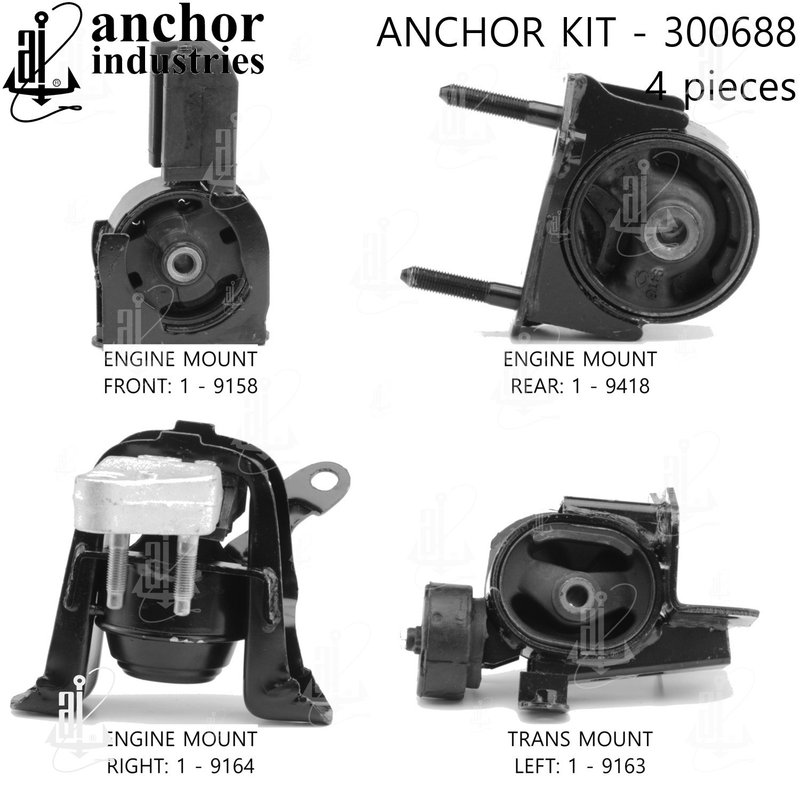 Anchor 300688 Engine Mount Kit