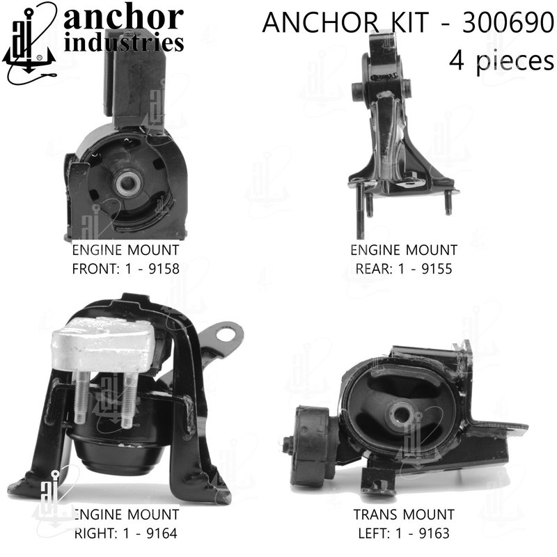 Anchor 300690 Engine Mount Kit