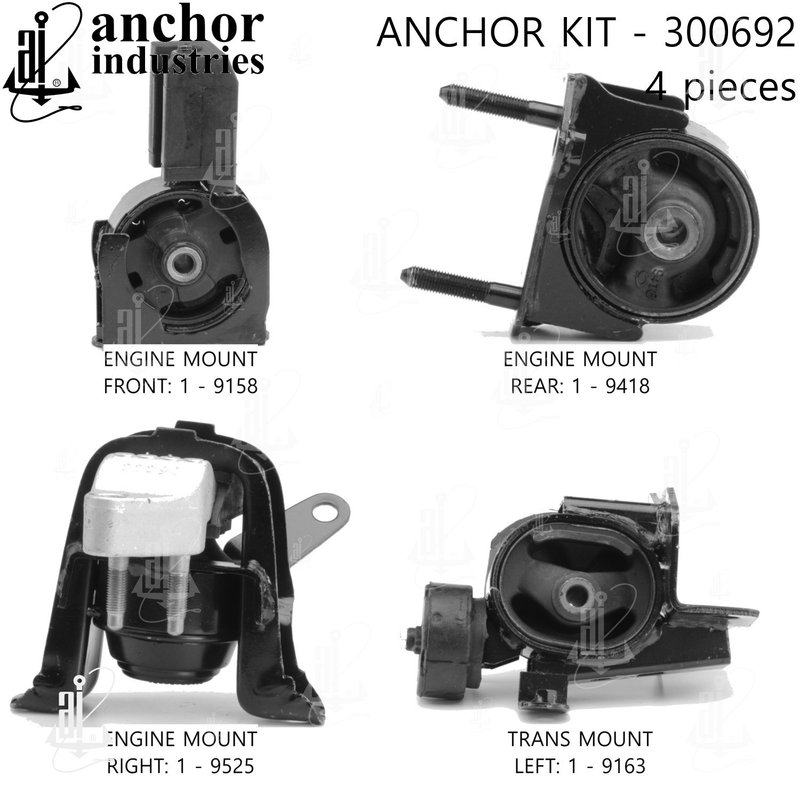 Anchor 300692 Engine Mount Kit