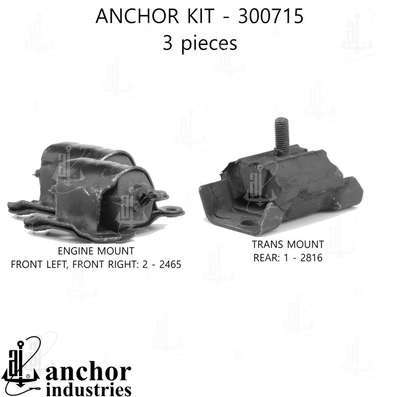 Anchor 300715 Engine Mount Kit