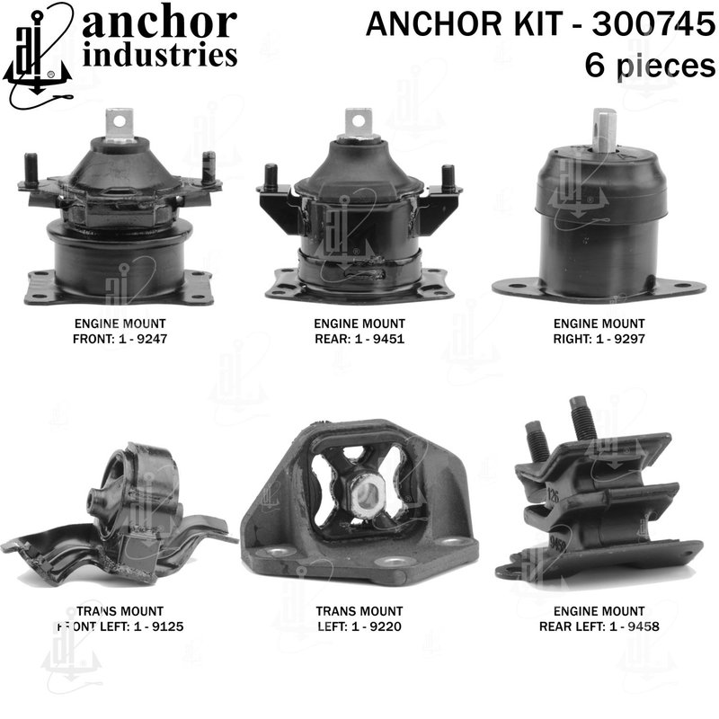 Anchor 300745 Engine Mount Kit