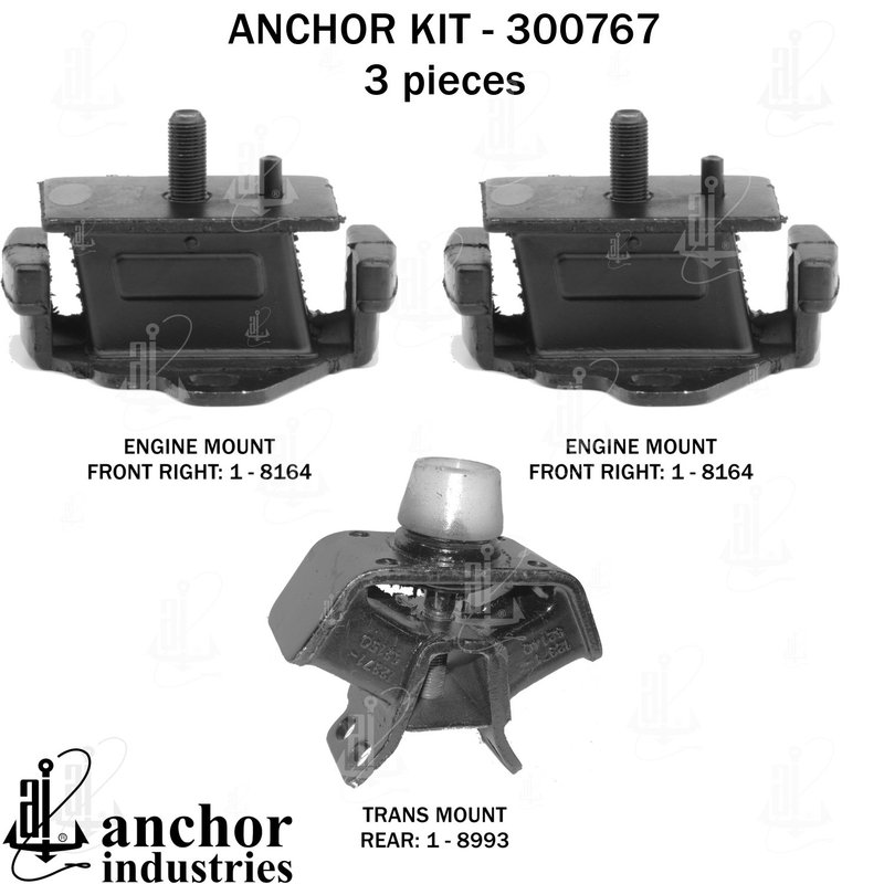 Anchor 300767 Engine Mount Kit
