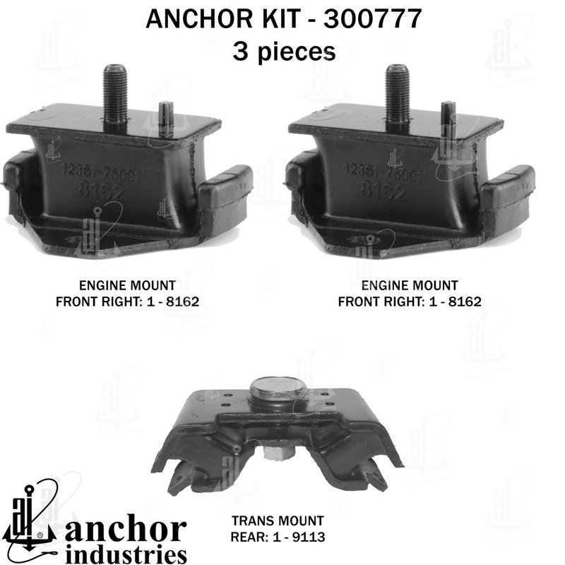 Anchor 300777 Engine Mount Kit