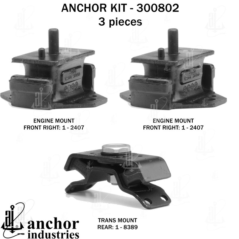 Anchor 300802 Engine Mount Kit