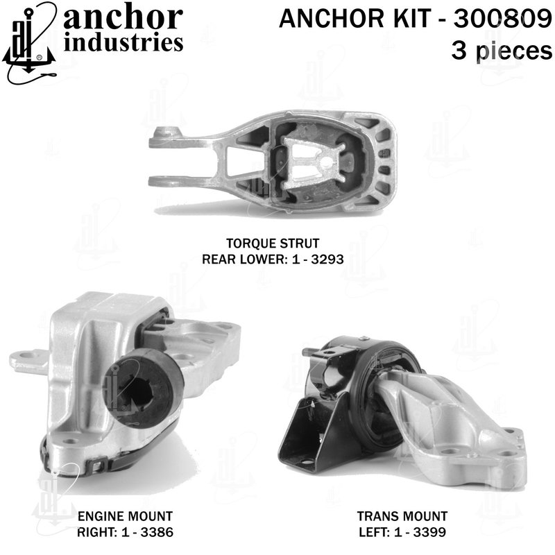 Anchor 300809 Engine Mount Kit