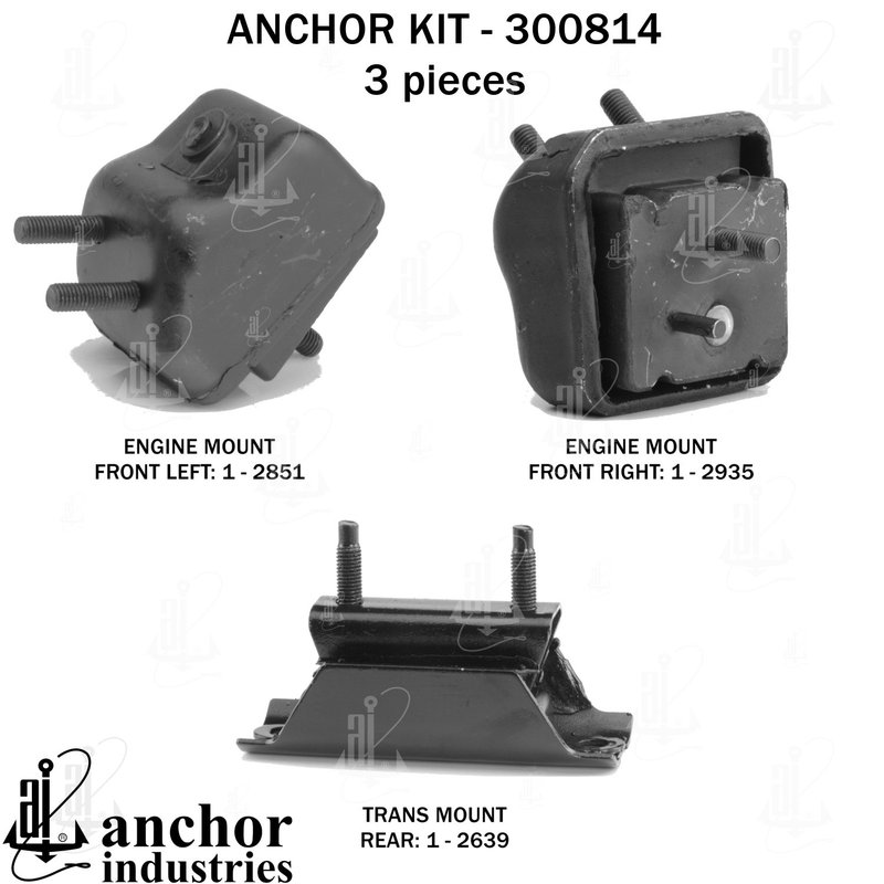 Anchor 300814 Engine Mount Kit