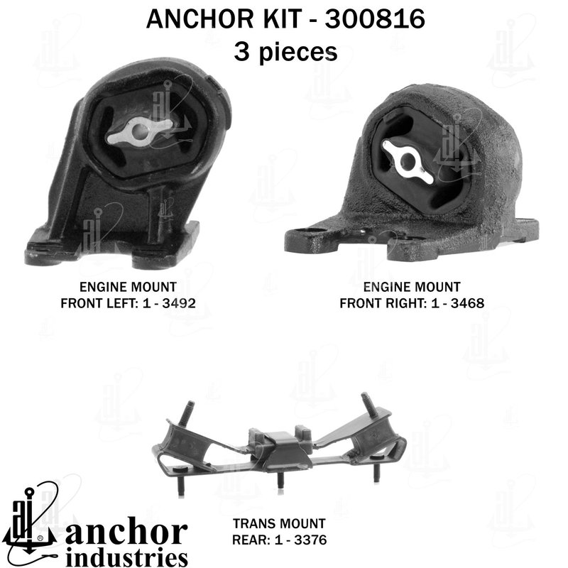 Anchor 300816 Engine Mount Kit
