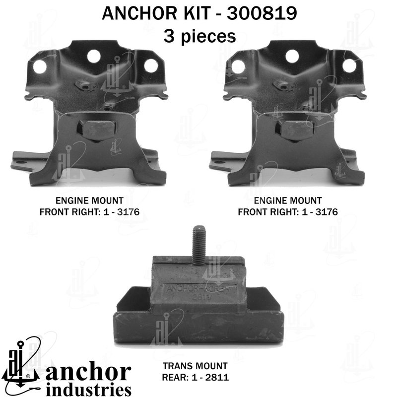 Anchor 300819 Engine Mount Kit