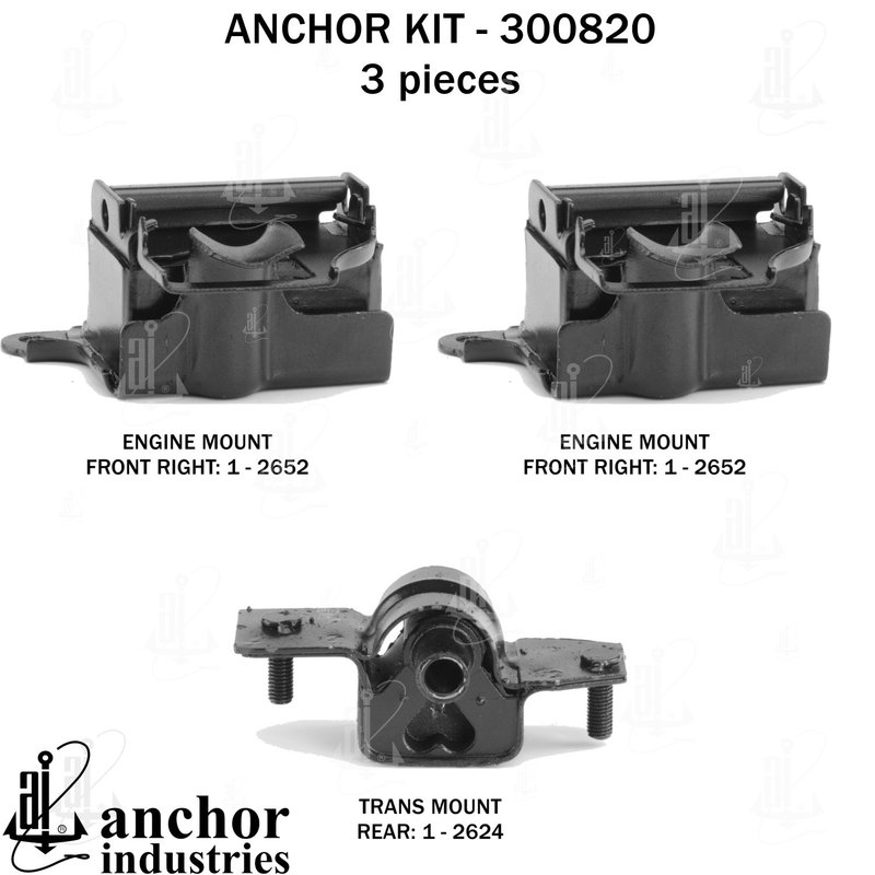 Anchor 300820 Engine Mount Kit