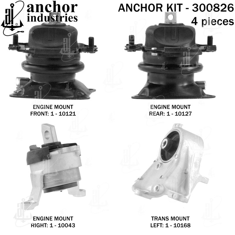 Anchor 300826 Engine Mount Kit