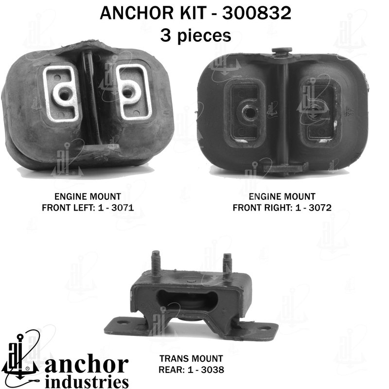 Anchor 300832 Engine Mount Kit