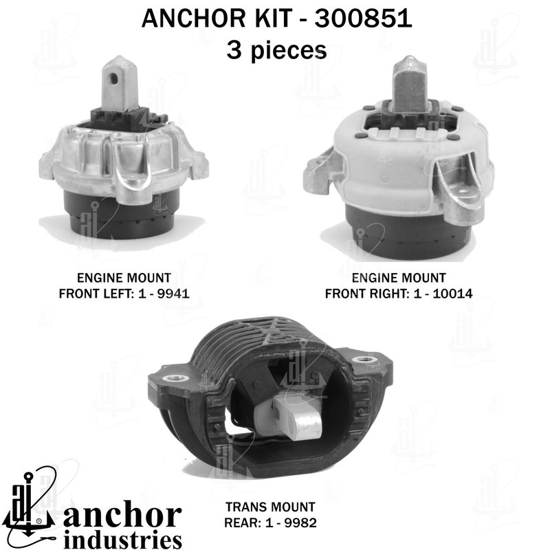 Anchor 300851 Engine Mount Kit