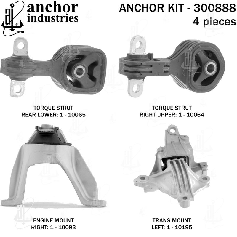 Anchor 300888 Engine Mount Kit