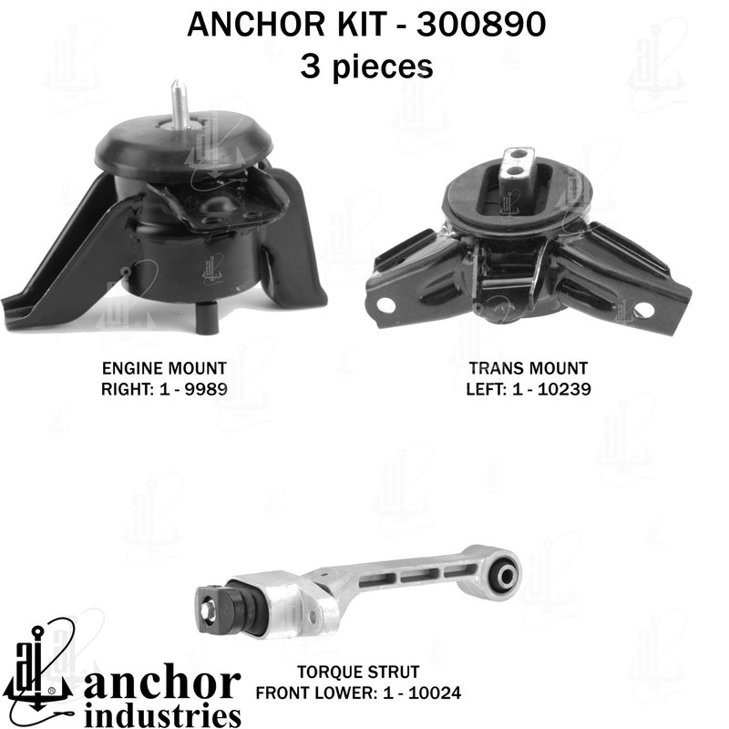Anchor 300890 Engine Mount Kit