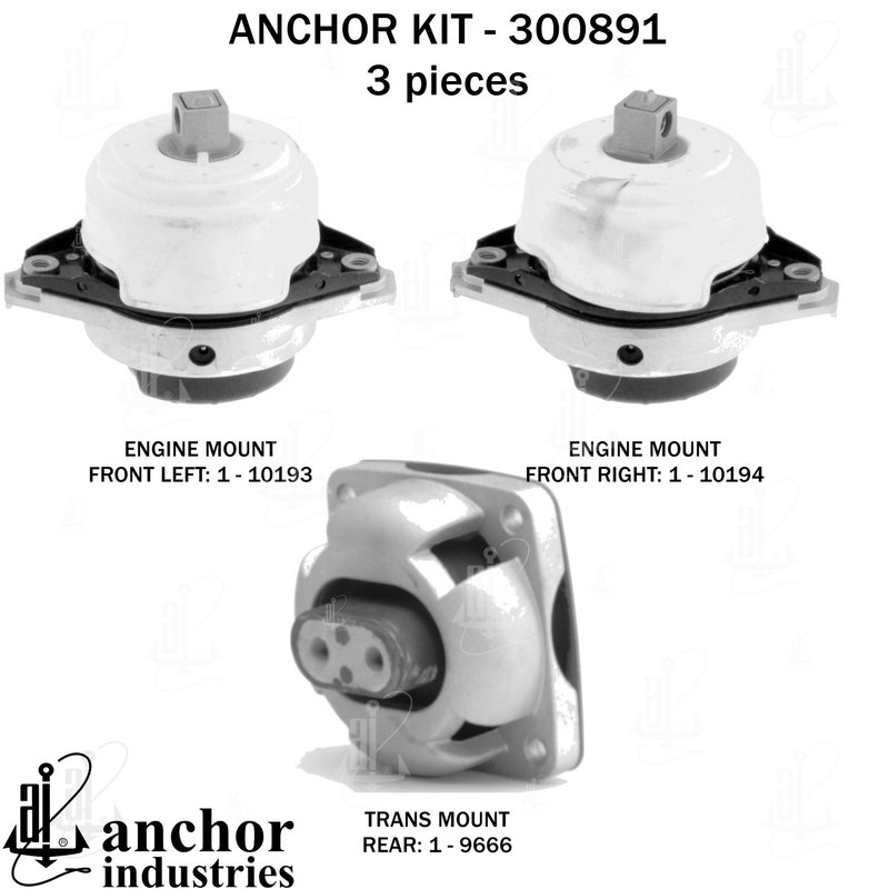 Anchor 300891 Engine Mount Kit
