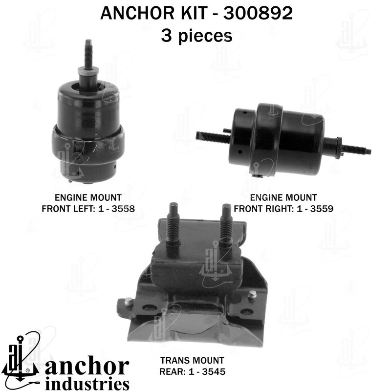 Anchor 300892 Engine Mount Kit