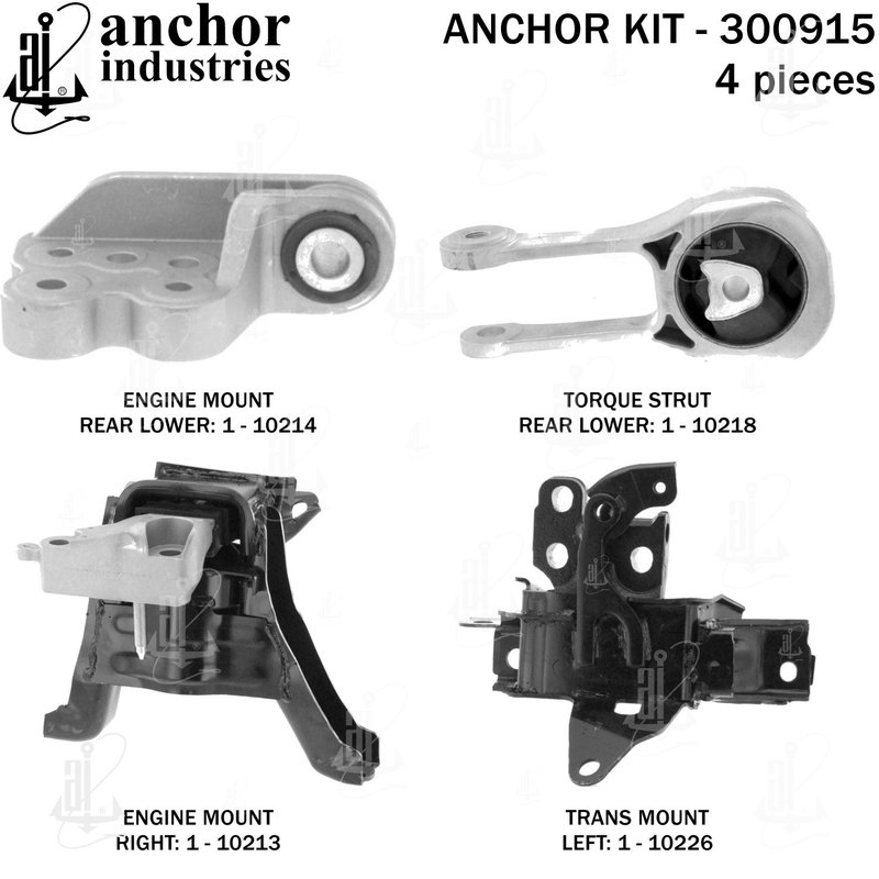 Anchor 300915 Engine Mount Kit