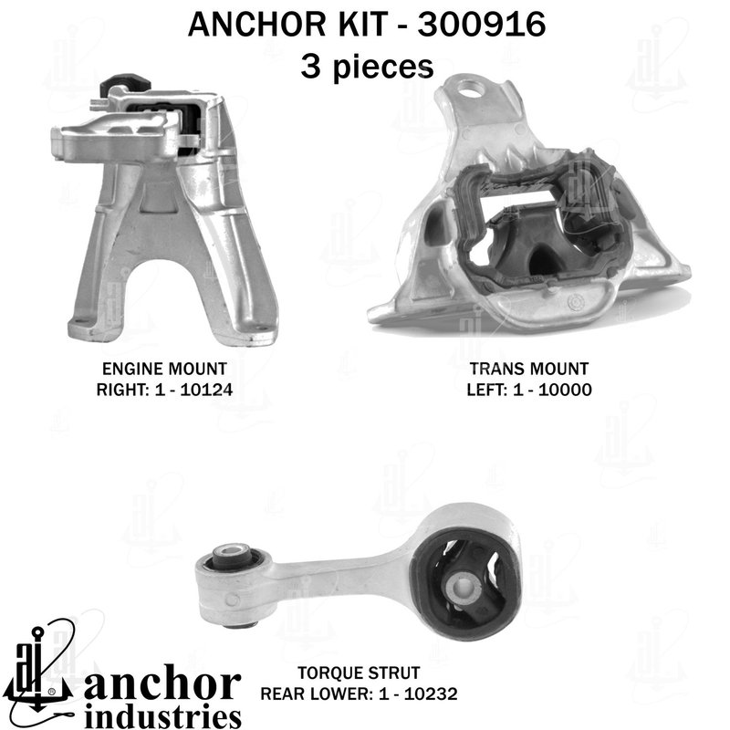 Anchor 300916 Engine Mount Kit