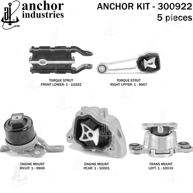 Anchor 300922 Engine Mount Kit