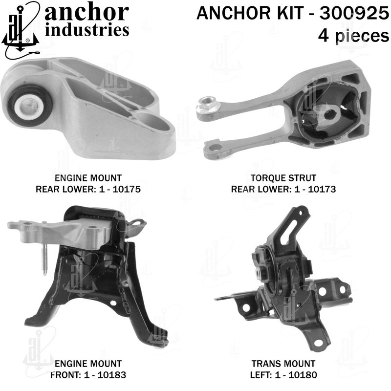 Anchor 300925 Engine Mount Kit