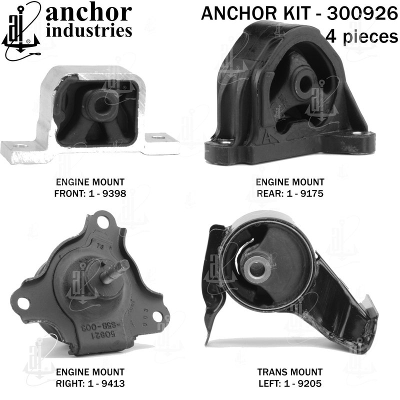 Anchor 300926 Engine Mount Kit