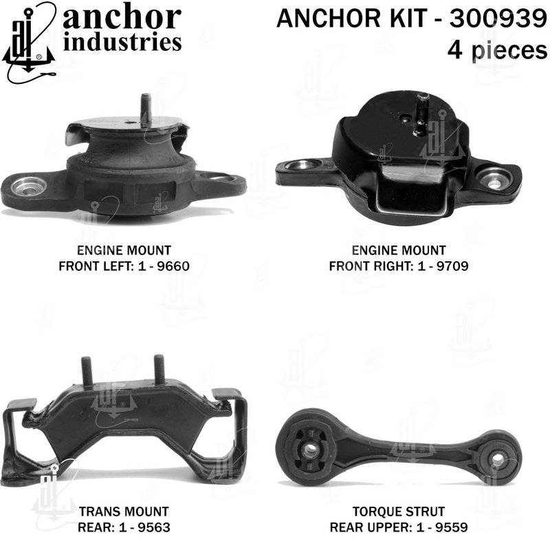 Anchor 300939 Engine Mount Kit