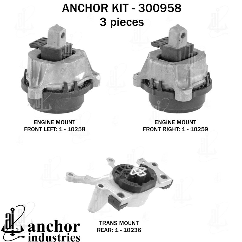 Anchor 300958 Engine Mount Kit