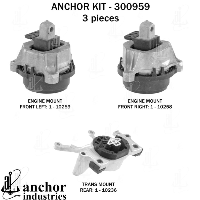 Anchor 300959 Engine Mount Kit