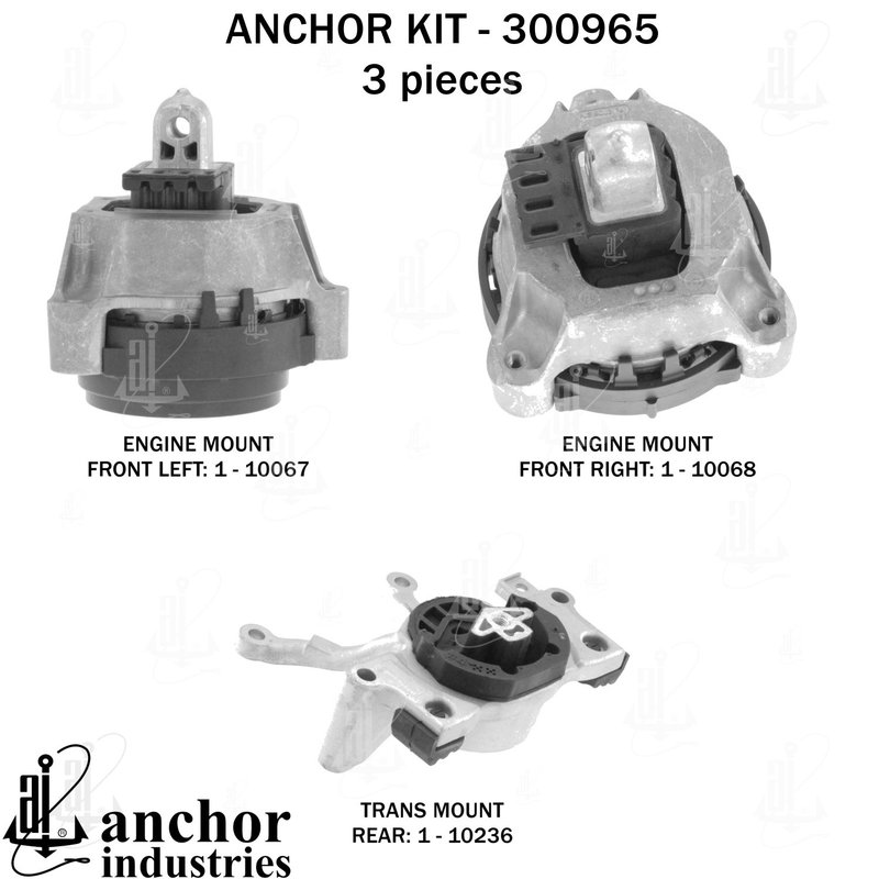 Anchor 300965 Engine Mount Kit