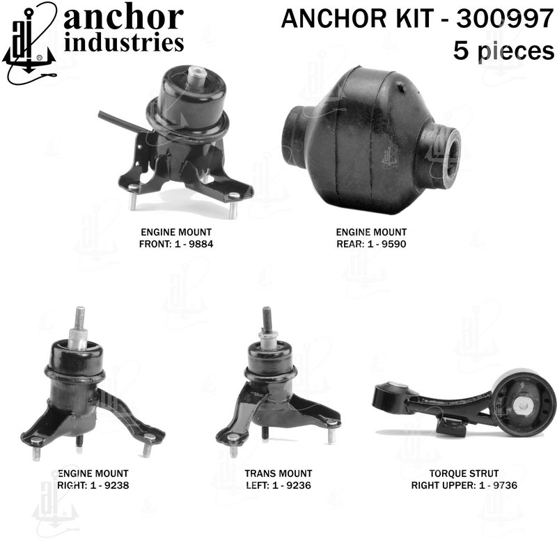Anchor 300997 Engine Mount Kit