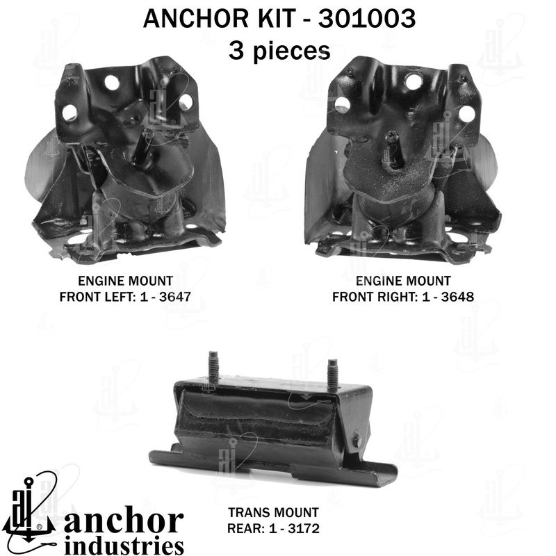 Anchor 301003 Engine Mount Kit