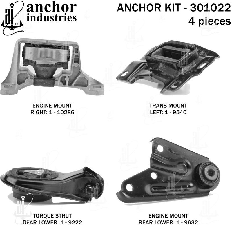 Anchor 301022 Engine Mount Kit