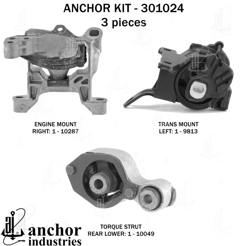 Anchor 301024 Engine Mount Kit