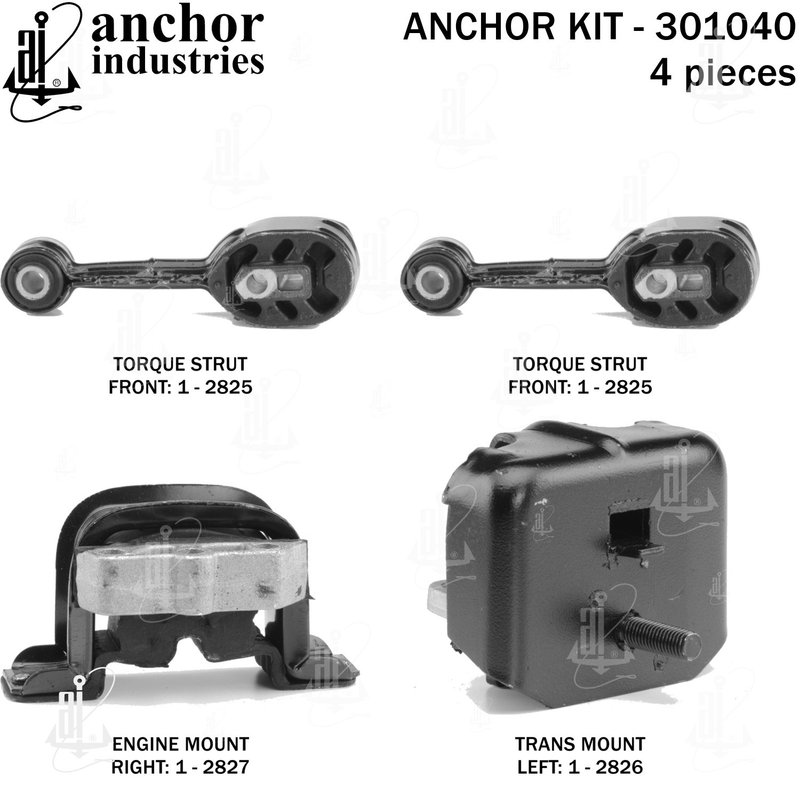 Anchor 301040 Engine Mount Kit