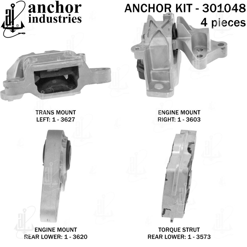 Anchor 301048 Engine Mount Kit