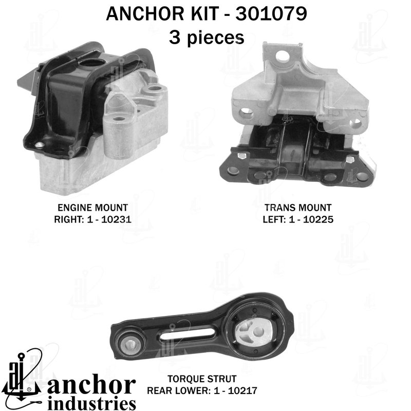 Anchor 301079 Engine Mount Kit