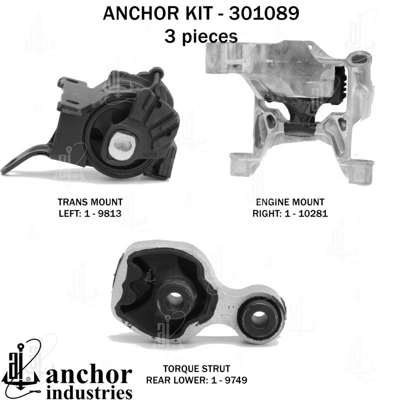 Anchor 301089 Engine Mount Kit