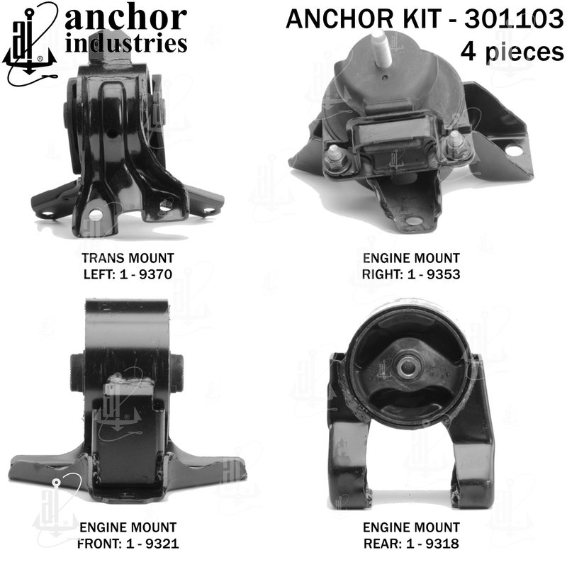 Anchor 301103 Engine Mount Kit