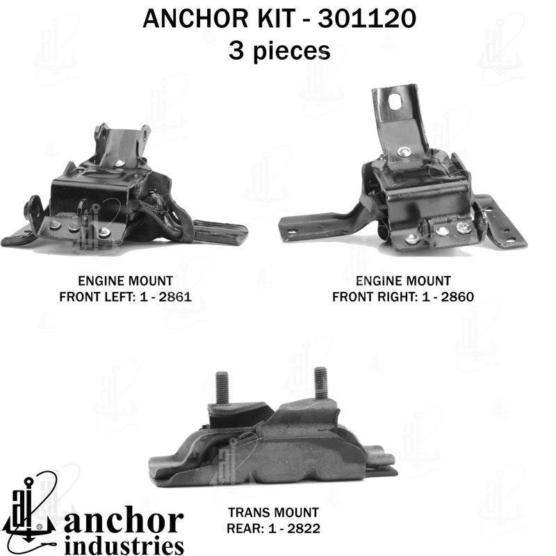 Anchor 301120 Engine Mount Kit