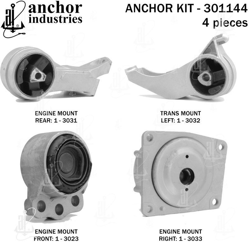 Anchor 301144 Engine Mount Kit