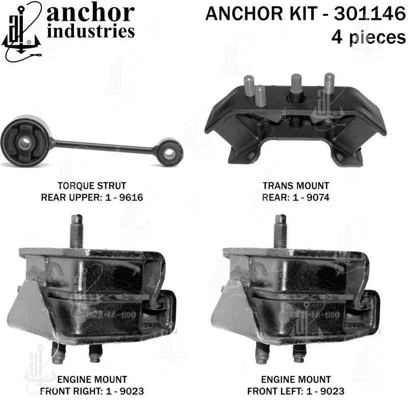 Anchor 301146 Engine Mount Kit