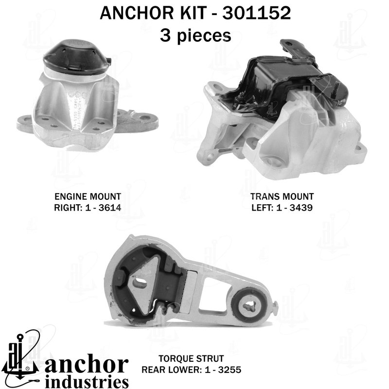 Anchor 301152 Engine Mount Kit
