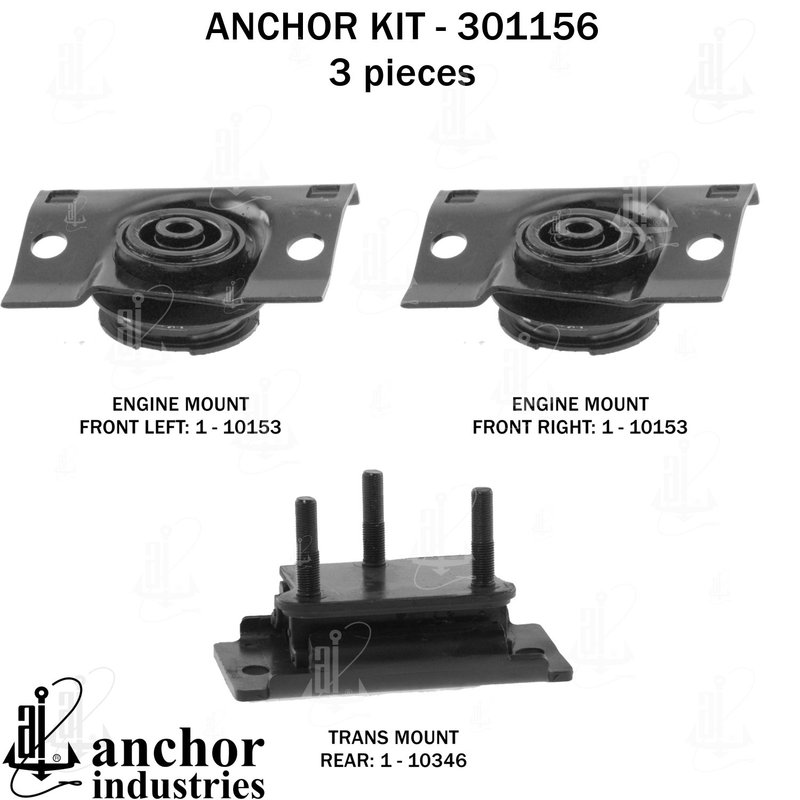 Anchor 301156 Engine Mount Kit