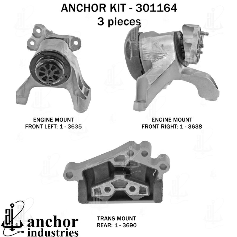 Anchor 301164 Engine Mount Kit