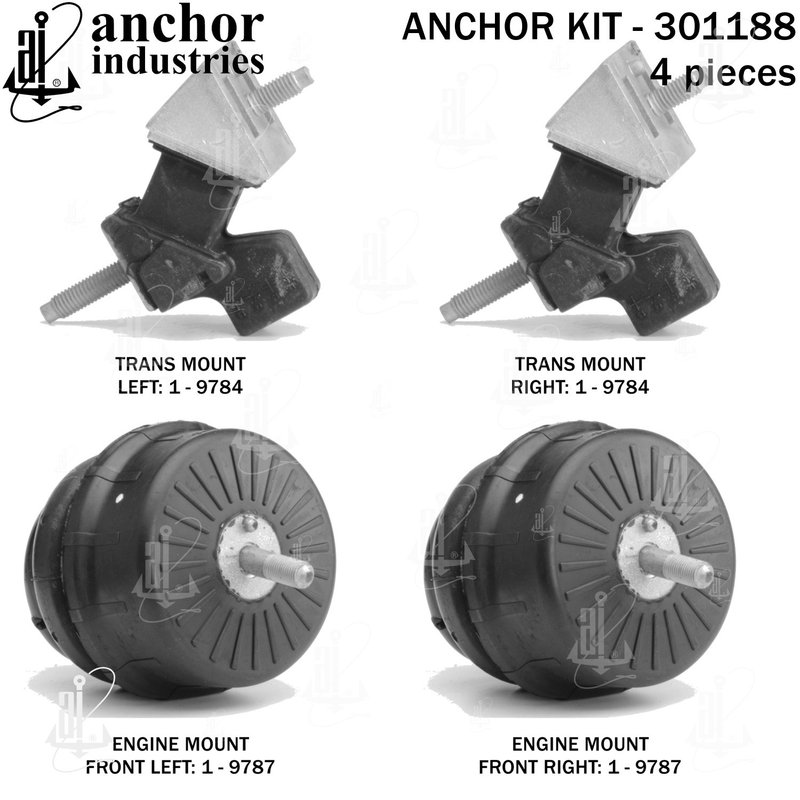 Anchor 301188 Engine Mount Kit