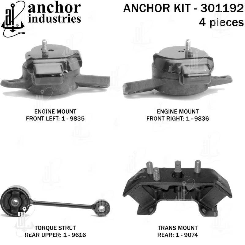 Anchor 301192 Engine Mount Kit