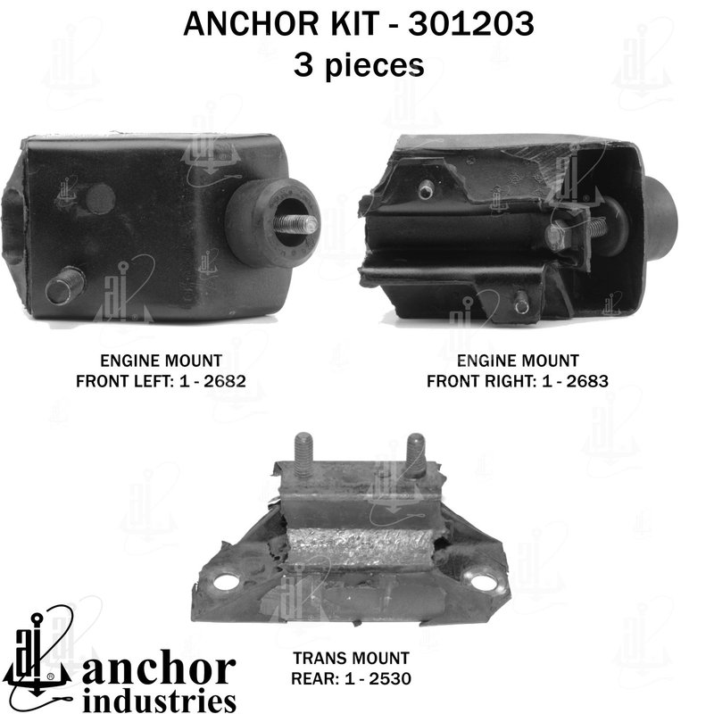 Anchor 301203 Engine Mount Kit