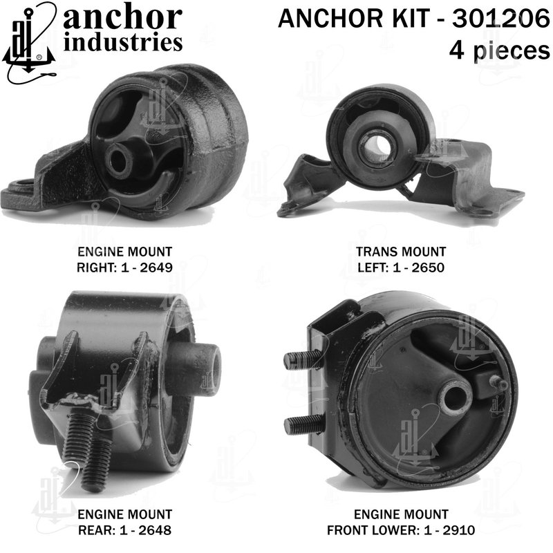 Anchor 301206 Engine Mount Kit
